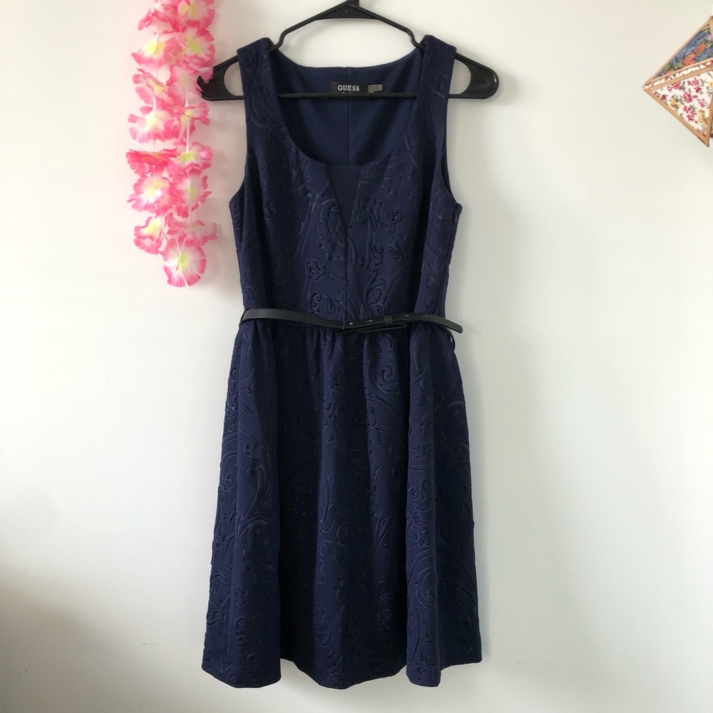 Guess navy dress